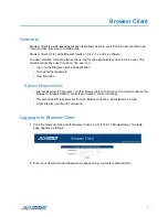 Предварительный просмотр 6 страницы American Dynamics Browser Client User Manual