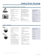 Preview for 3 page of American Dynamics Camera Accessories Specifications