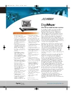 American Dynamics DigiMux DG4004 Specifications preview