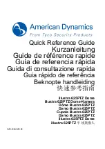 Preview for 1 page of American Dynamics Illustra 625 PTZ Quick Reference Manual