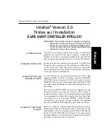 Предварительный просмотр 5 страницы American Dynamics Intellex 2.0 Installation Note