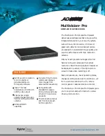 Preview for 1 page of American Dynamics Multivision Pro SMV104p-30 Specifications