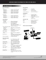 Preview for 2 page of American Dynamics Multivision Pro SMV104p-30 Specifications