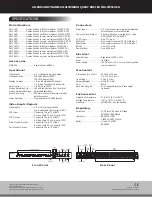 Preview for 2 page of American Dynamics Multivision Quest DMV14Q Specifications