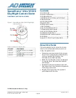 Preview for 1 page of American Dynamics RAS918LS Installation And Service Manual