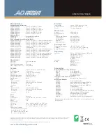 Preview for 2 page of American Dynamics SpeedDome Ultra Drone III Datasheet