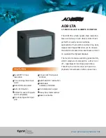 American Dynamics Tyco AD917A Specifications preview