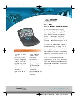 Preview for 1 page of American Dynamics Tyco ADTTE Specifications