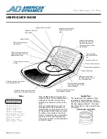 Предварительный просмотр 1 страницы American Dynamics View Manager 16 Plus User Quick Manual
