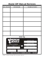 Preview for 2 page of American Eagle 30P Manual