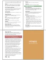 Preview for 2 page of American Exchange iFitness User Manual