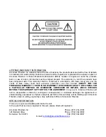 Предварительный просмотр 4 страницы American Fibertek MTM-1200B Instruction Manual