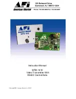 American Fibertek MTM-1410 Instruction Manual предпросмотр