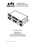 American Fibertek MTX-8810C-SL Instruction Manual preview