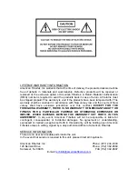 Preview for 4 page of American Fibertek RR-404 Instruction Manual