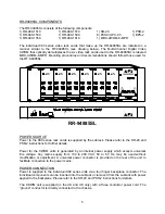 Предварительный просмотр 5 страницы American Fibertek RR-94885SL Instruction Manual