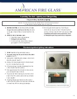 Предварительный просмотр 14 страницы American Fire Glass OB-AFPP-18EIPS-LP Installation And Operating Instructions Manual