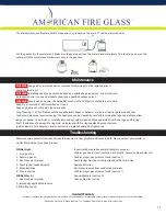 Предварительный просмотр 18 страницы American Fire Glass OB-AFPP-18EIPS-LP Installation And Operating Instructions Manual