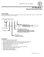 Preview for 1 page of american flame AF-1000 Series Instruction Manual