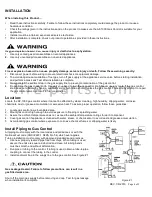 Preview for 4 page of american flame AF-1000 Series Instruction Manual