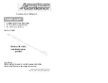 American Gardener Yardsaw 900057 Instruction Manual preview