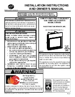 American Hearth ADVCX36FP91N-1 Installation Instructions And Owner'S Manual предпросмотр