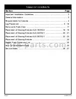 Preview for 2 page of American Hearth WILLIAMSBURG ALS-18CR2-2 Installation Instructions And Owner'S Manual