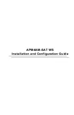 Preview for 1 page of American Innovations APM4AM-SAT WS Installation And Configuration Manual