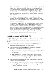 Preview for 13 page of American Innovations APM4AM-SAT WS Installation And Configuration Manual