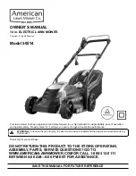 American Lawn Mower Co. 50514 Owner'S Manual предпросмотр