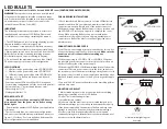 Предварительный просмотр 2 страницы American Lighting 024 Series Installation Instructions