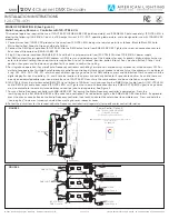 Предварительный просмотр 3 страницы American Lighting 120-CTRL-4CH Installation Instructions