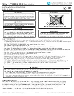 Предварительный просмотр 2 страницы American Lighting HYBRID 2 RGB Installation Instructions Manual