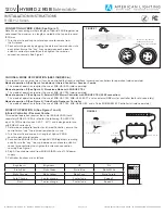 Предварительный просмотр 3 страницы American Lighting HYBRID 2 RGB Installation Instructions Manual