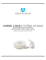 Предварительный просмотр 7 страницы American Lighting HYBRID 2 RGB Installation Instructions Manual