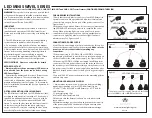 Предварительный просмотр 2 страницы American Lighting LED MINI SWIVEL Series Installation Instructions