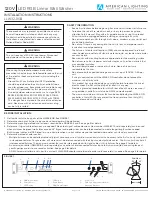 Предварительный просмотр 1 страницы American Lighting LLW32-RGB Installation Instructions