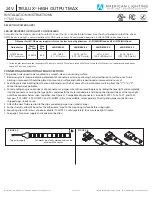 Предварительный просмотр 2 страницы American Lighting TRULUX HIGH OUTPUT MAX Series Installation Instructions