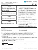 Preview for 1 page of American Lighting TRULUX HTL-RGBW-5MKIT Installation Instructions