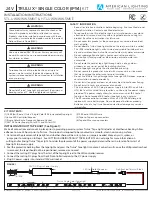 American Lighting TRULUX STL-UWW-5MKIT Installation Instructions preview