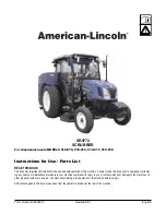 Preview for 2 page of American-Lincoln SR9772 510-015 Instructions For Use Manual