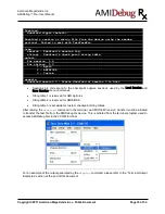 Preview for 19 page of American Megatrends AMIDebug Rx User Manual
