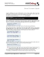 Preview for 22 page of American Megatrends AMIDebug Rx User Manual