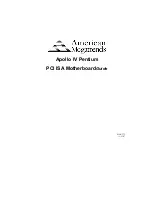 American Megatrends Apollo IV User Manual preview