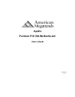 American Megatrends Apollo User Manual preview