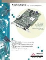 Preview for 1 page of American Megatrends Express 788 Specifications