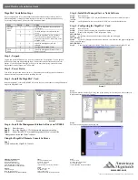 Preview for 2 page of American Megatrends MegaRAC 780 Series Quick Install Manual