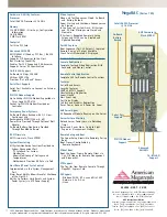 Preview for 2 page of American Megatrends MegaRAC 780 Series Specifications