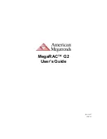 American Megatrends MegaRAC G2 User Manual preview