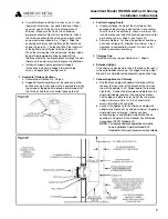 Preview for 7 page of AMERICAN METAL AMERIVENT HS Installation & Assembly Instructions Manual